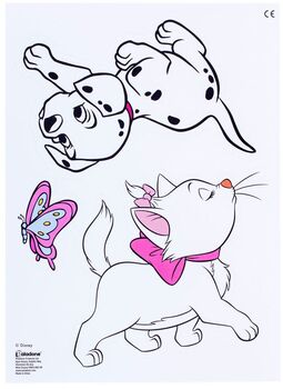 Klassískar Disney persónur - límmiðar