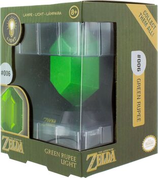 The Legend of Zelda grænn rúbín náttlampi