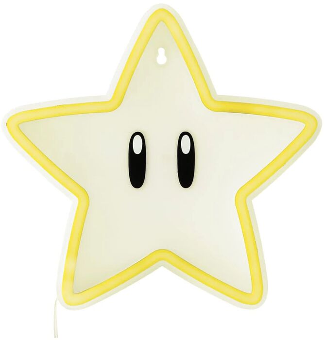 Super Mario Star neon veggljós