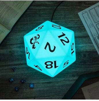 Dungeons & Dragons D20 lampi
