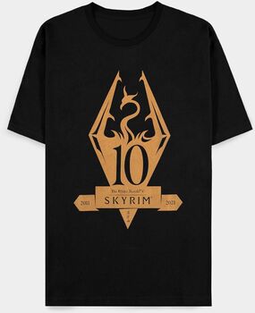 Skyrim metallic stuttermabolur - L