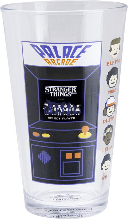 Paladone Stranger Things Arcade hitabreytanlegt glas