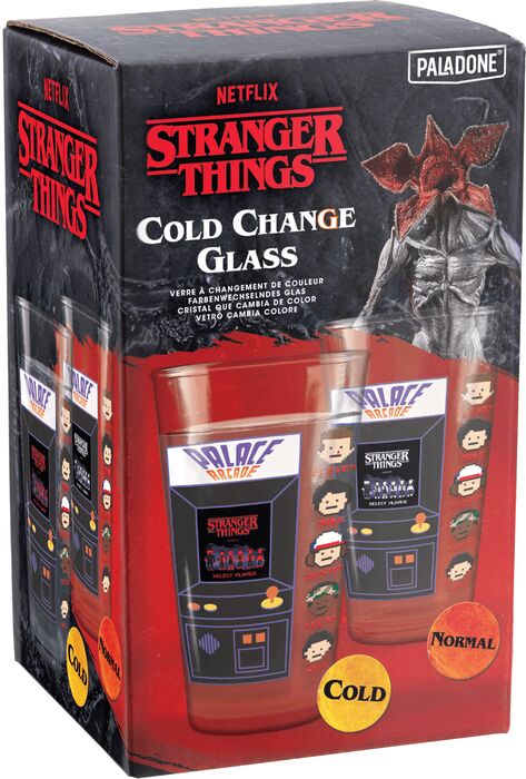 Paladone Stranger Things Arcade hitabreytanlegt glas