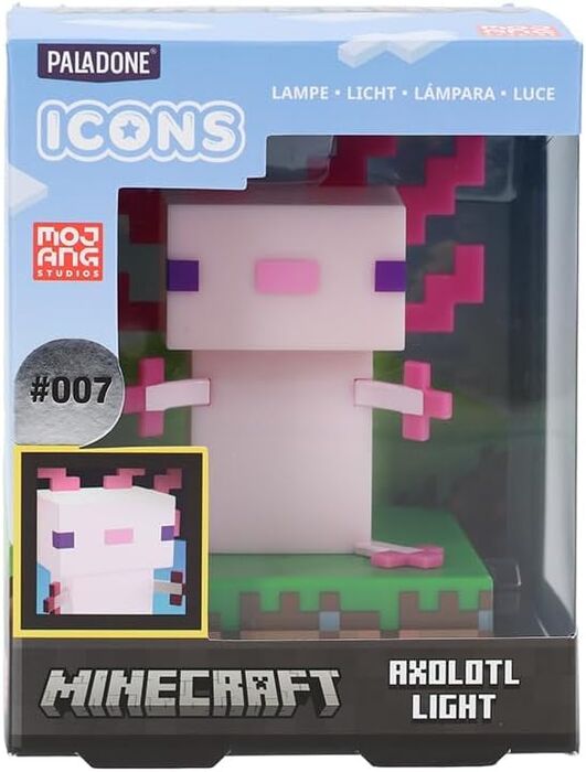 Icon Minecraft Axolotl ljós
