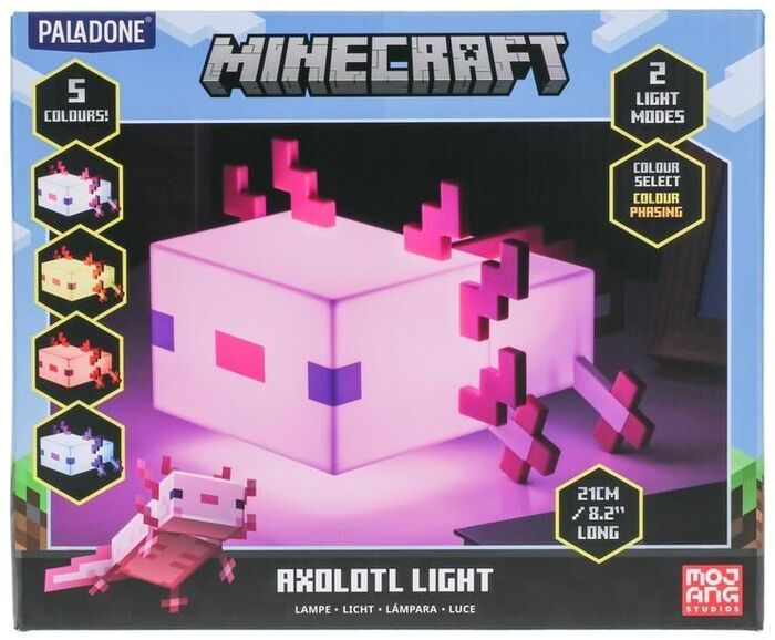 Minecraft Axolotl ljós