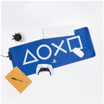 Playstation músamotta með ljósum - Blá