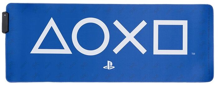 Playstation músamotta með ljósum - Blá