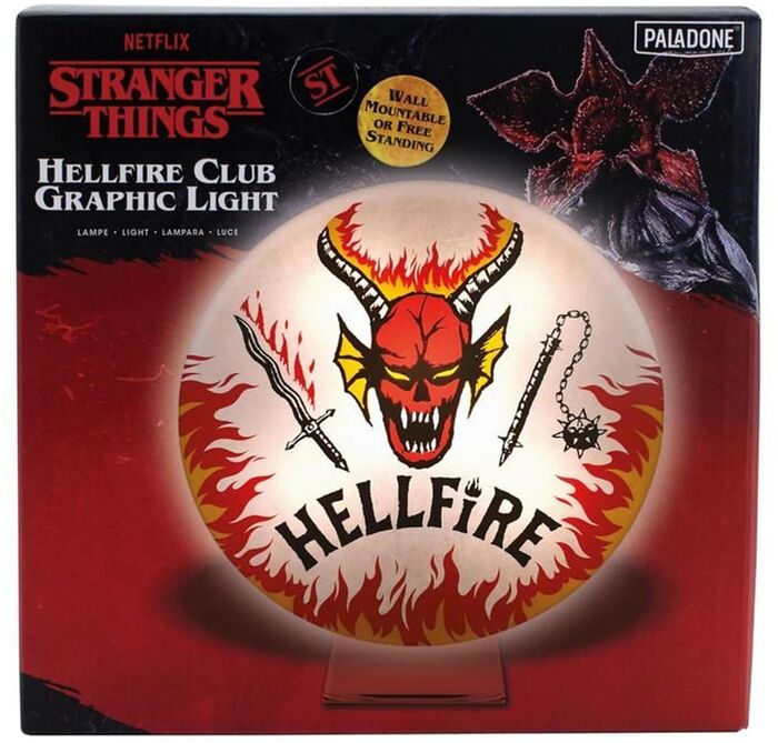 Stranger Things Hellfire Club lampi