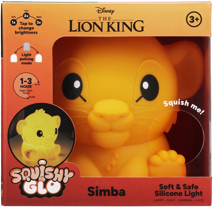The Lion King Simba SquishyGlo sílikon ljós