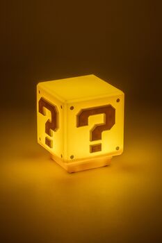 Super Mario Mini Question Block ljós
