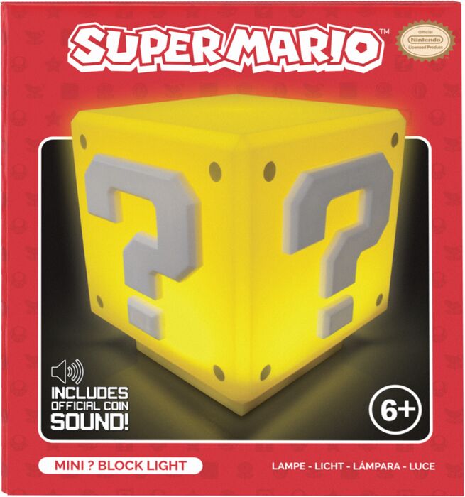 Super Mario Mini Question Block ljós