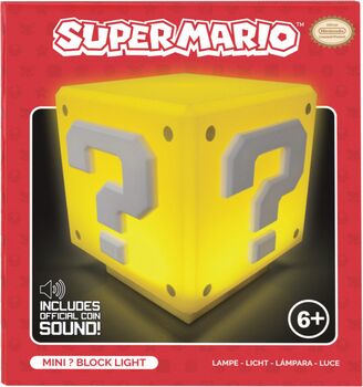 Super Mario Mini Question Block ljós