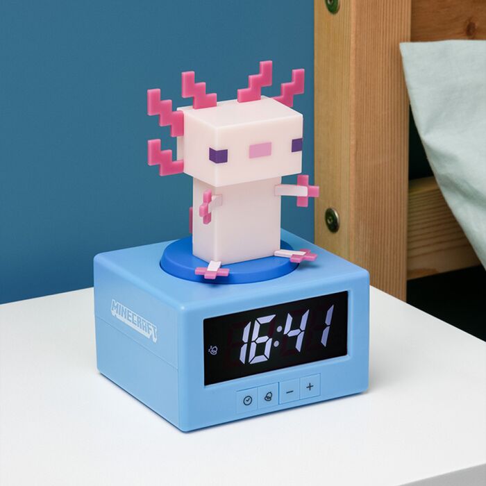 Minecraft Axolotl vekjaraklukka
