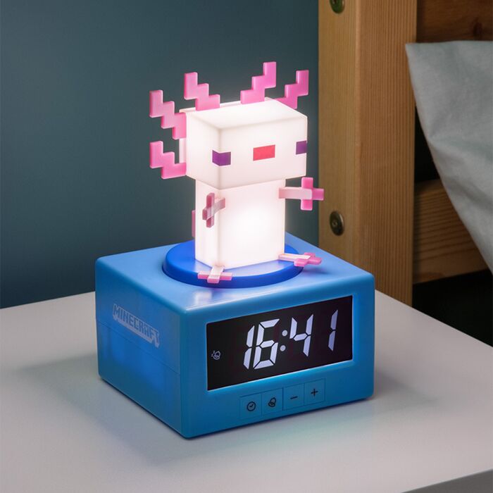 Minecraft Axolotl vekjaraklukka
