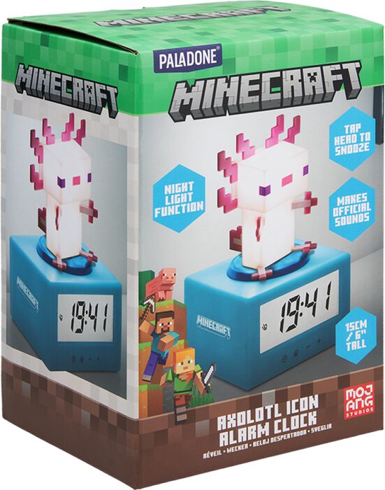 Minecraft Axolotl vekjaraklukka