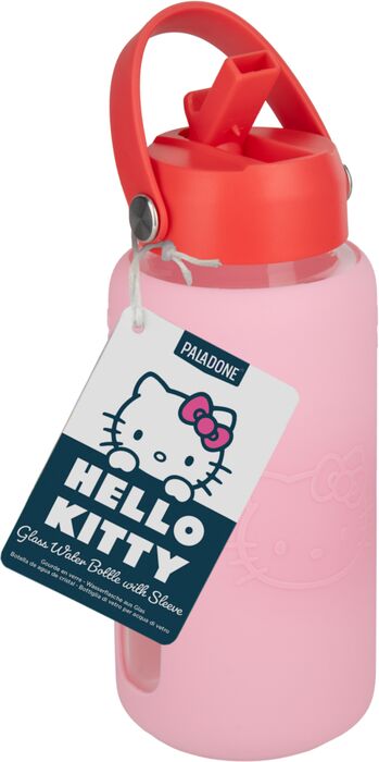 Hello Kitty vatnsflaska úr gleri