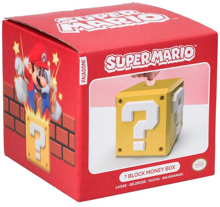 Super Mario Question Block sparibaukur
