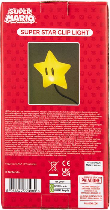 Super Mario Super Star leslampi
