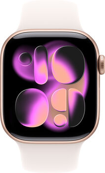 Product image not available for Apple Watch Series 11 GPS 42mm - Rósagyllt Sport ól