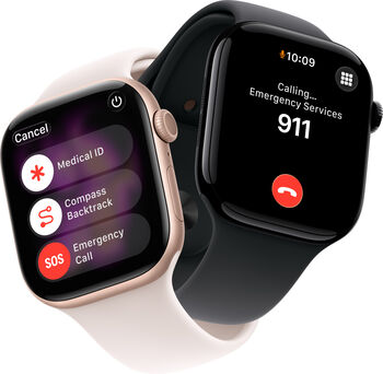 Apple Watch Series 11 GPS 46mm - Svart Sport ól