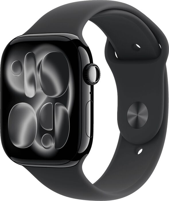 Apple Watch Series 11 GPS 46mm - Svart Sport ól