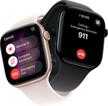 Apple Watch Series 11 GPS 46mm - Svart Sport ól