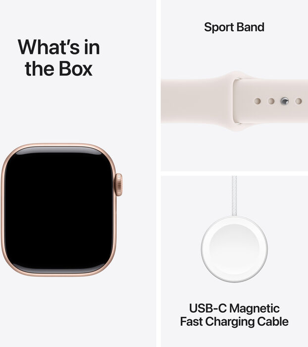 Product image not available for Apple Watch Series 11 GPS/5G 42mm - Rósagyllt Sport ól