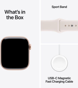 Product image not available for Apple Watch Series 11 GPS/5G 42mm - Rósagyllt Sport ól