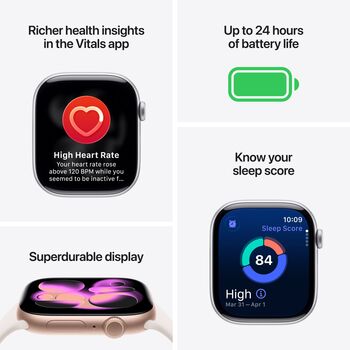 Apple Watch Series 11 GPS/5G 42mm - Grá Sport ól
