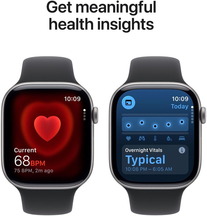 Apple Watch Series 11 GPS/5G 42mm - Grá Sport ól