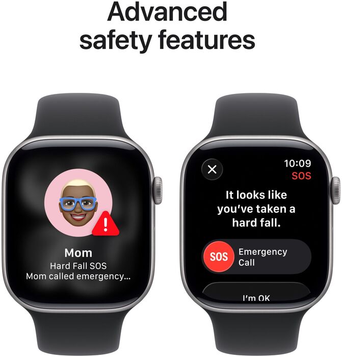 Apple Watch Series 11 GPS/5G 42mm - Grá Sport ól