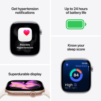 Apple Watch Series 11 GPS/5G 46mm - Svart/Sport ól