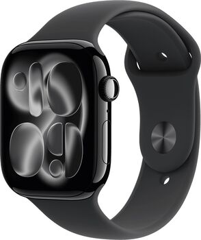 Apple Watch Series 11 GPS/5G 46mm - Svart/Sport ól