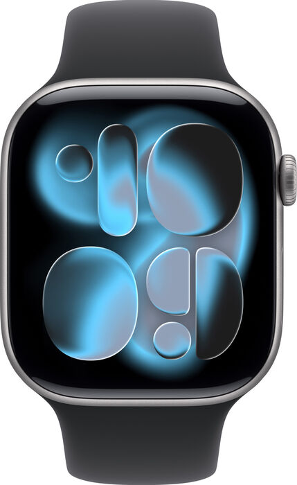 Apple Watch Series 11 GPS/5G 46mm - Grátt/Sport ól