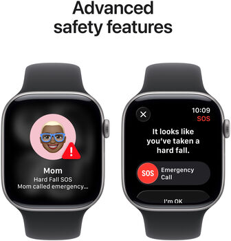 Apple Watch Series 11 GPS/5G 46mm - Grátt/Sport ól