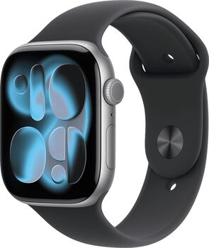 Apple Watch Series 11 GPS/5G 46mm - Grátt/Sport ól