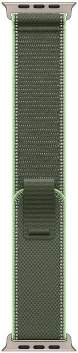 Apple Trail Loop ól M/L fyrir Apple Watch 49mm - Græn/Titanium