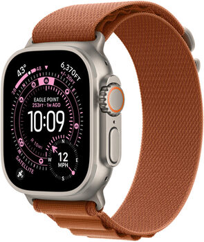 Apple Alpine Loop ól Large fyrir Apple Watch 49mm - Brún