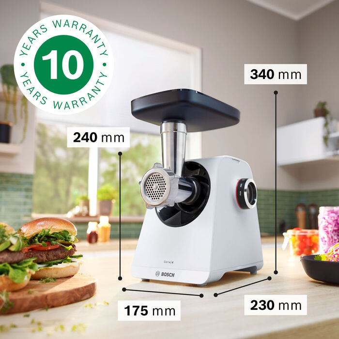 Bosch hakkavél 1900W - Hvít