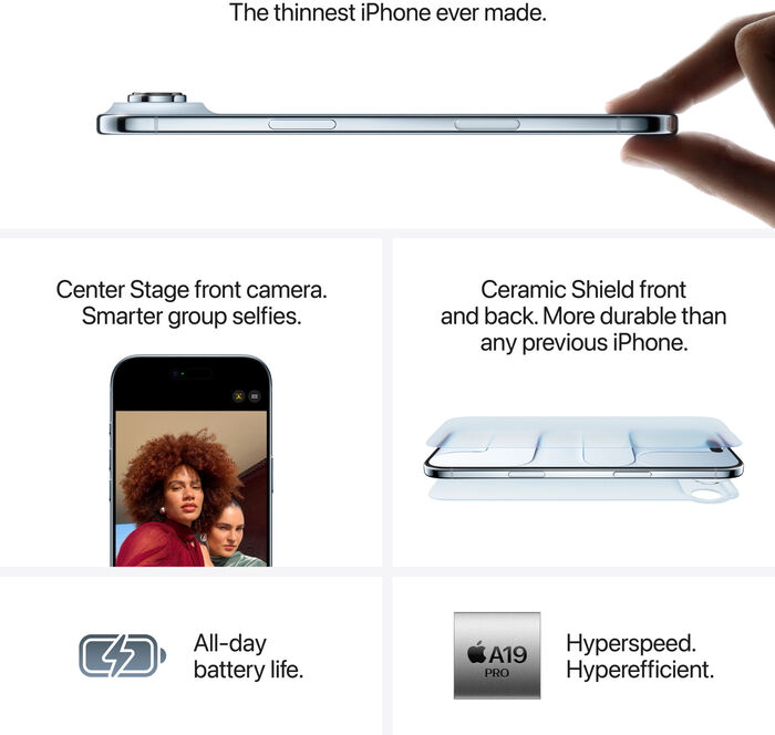 Product image not available for Apple iPhone Air snjallsími 256 GB - Svartur