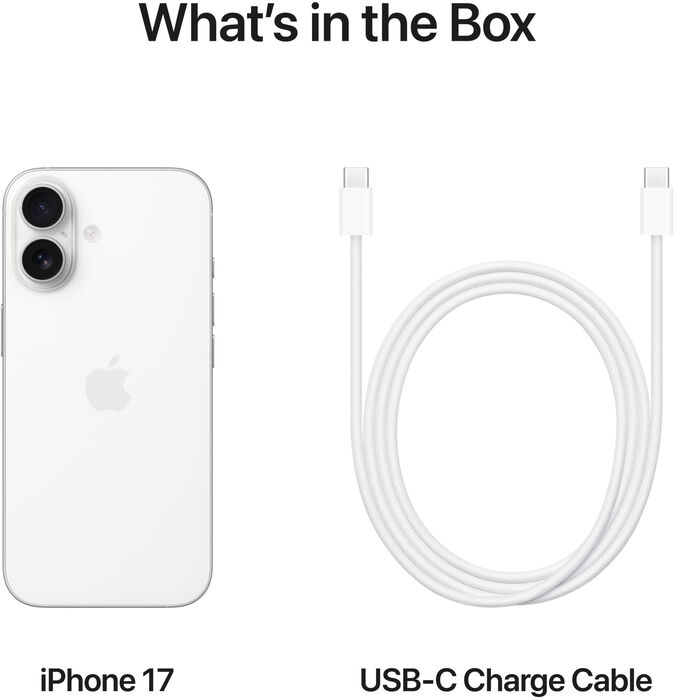 Apple iPhone 17 snjallsími 256 GB - Hvítur