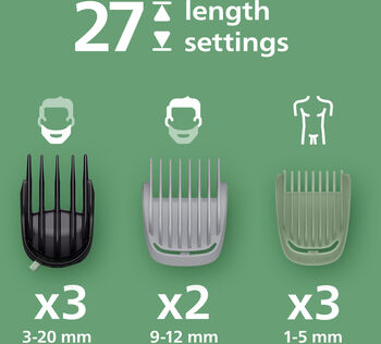 Philips All-in-One Series 9000 fjölsnyrtir MG9558/15