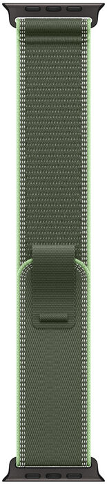 Apple Trail Loop ól M/L fyrir Apple Watch 49mm - Grænt/Svart Titanium