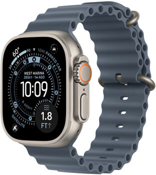 Apple Anchor framlenging fyrir Apple Watch 49mm - Blá/Titanium