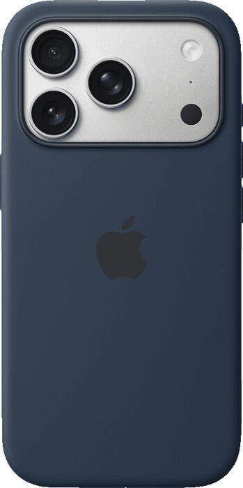 iPhone 17 Pro sílikon símahulstur - Blátt