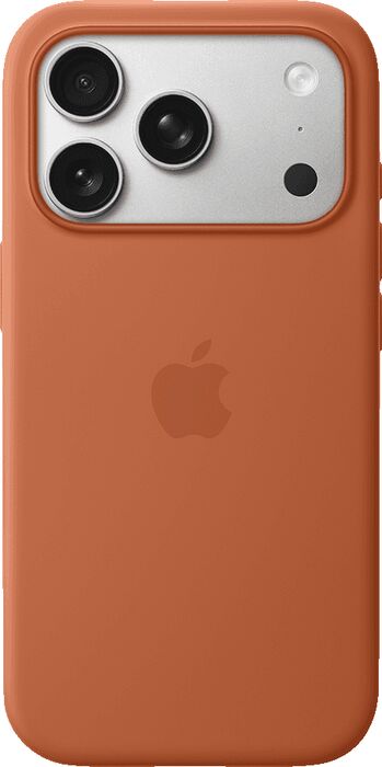 iPhone 17 Pro sílikon símahulstur - Brúnt