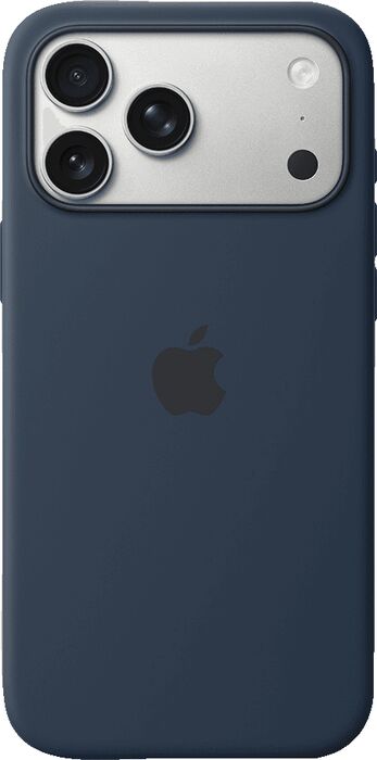 iPhone 17 Pro Max sílikon símahulstur - Blátt