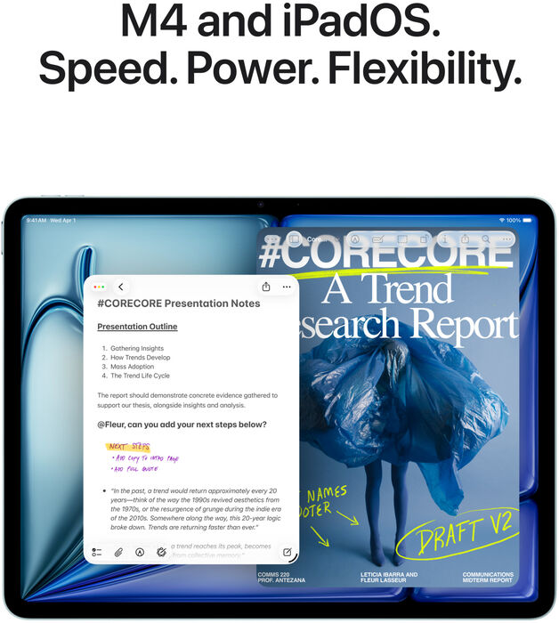 iPad Air 13" (2026) 256GB - Fjólublár