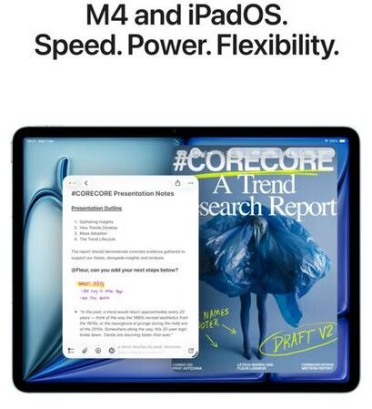 iPad Air 13" (2026) 256GB WiFi+5G - Grár