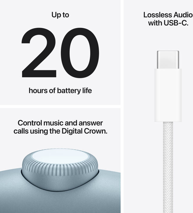 Apple AirPods Max 2 með USB-C - Blá